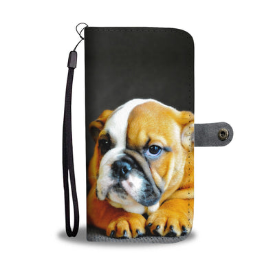 Bulldog Pup Wallet Phone Case