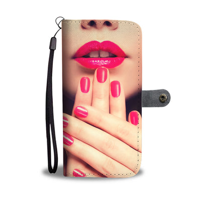 Beautiful Nails Wallet Phone Case