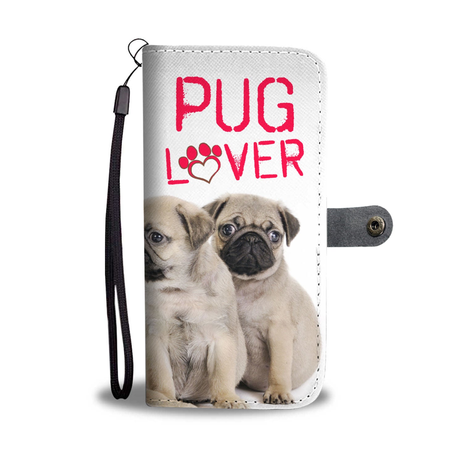 Pug Lover Wallet Phone Case