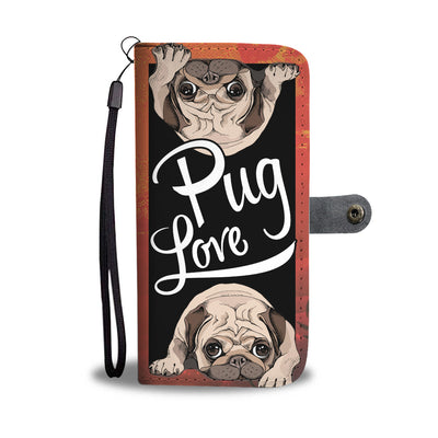 Pug Love Womens Wallet case - pug bestseller