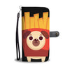 Fries and Ice Cream Pug Wallet Phone Case
