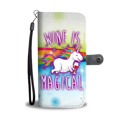 Wine Is Magical Wallet Phone Case - wine bestseller