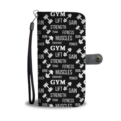 Gym Strength Wallet Phone Case