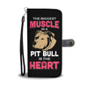 Pit Bull Heart Wallet Phone Case