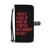 Winery In Italy Wallet Phone Case