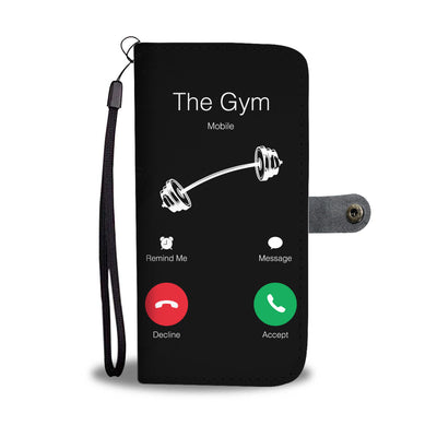 Gym Calling Wallet Phone Case