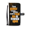Gamer - Punching People Is Frowned Upon Wallet Phone Case