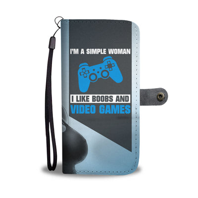 I'm A Simple Woman Wallet Phone Case