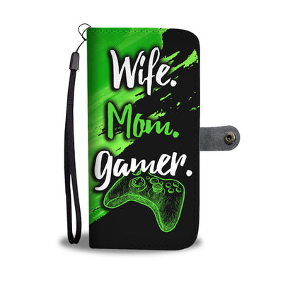 Wife Mom Gamer Wallet Phone Case