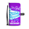 Girl In Love With Her Mechanic Wallet Phone Case