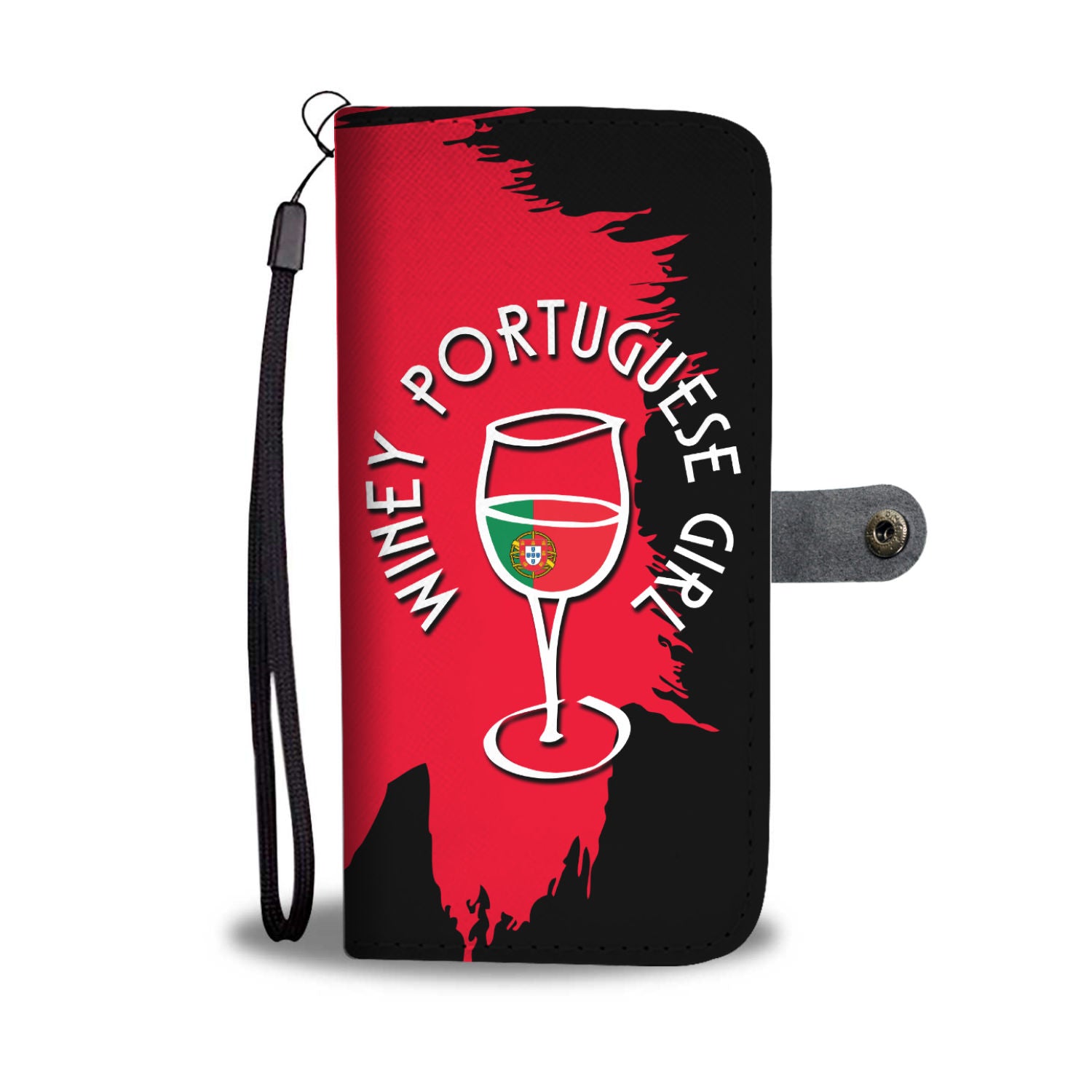 Winey Portuguese Girl Wallet Phone Case