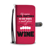 Size Matters Wine Glass Wallet Phone Case