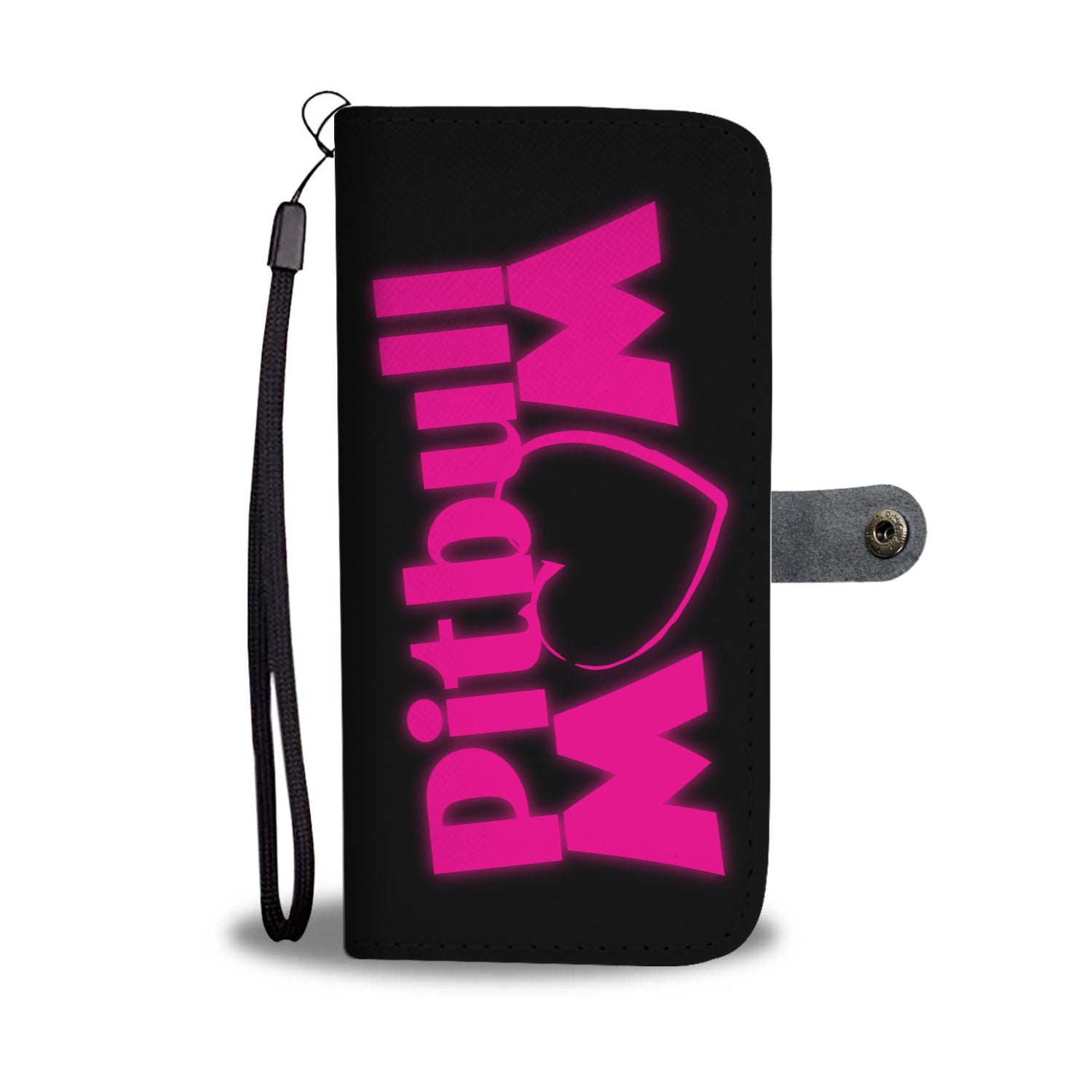 Pit Bull Mom Wallet Phone Case