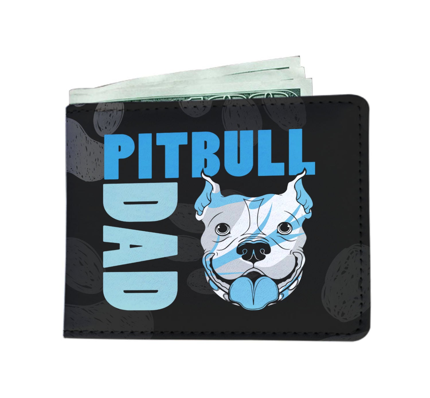 Pitbull Dad Mens Wallet