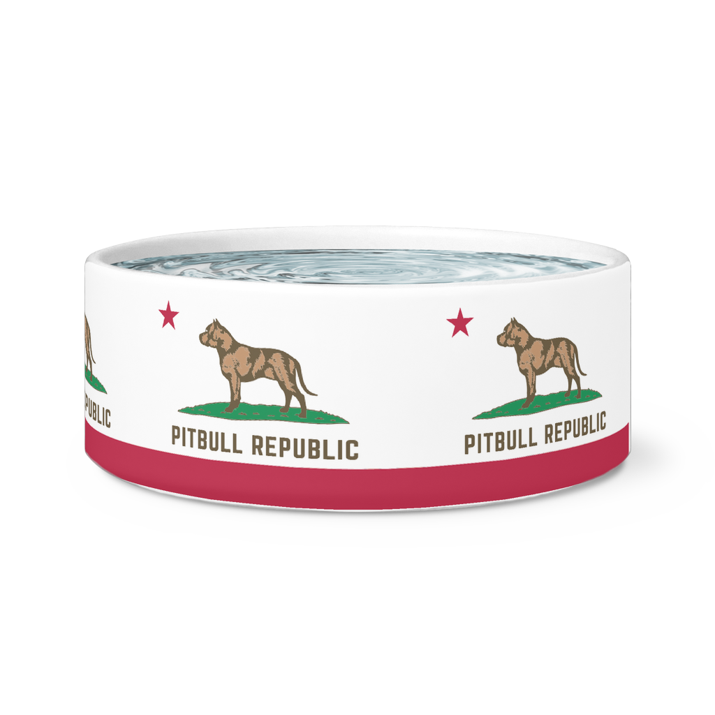 Pitbull Republic Dog Bowl