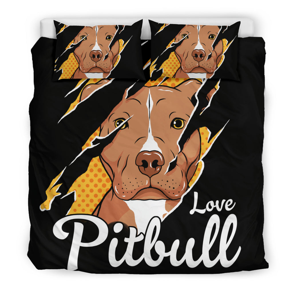 Pitbull Love Bedding Sheet