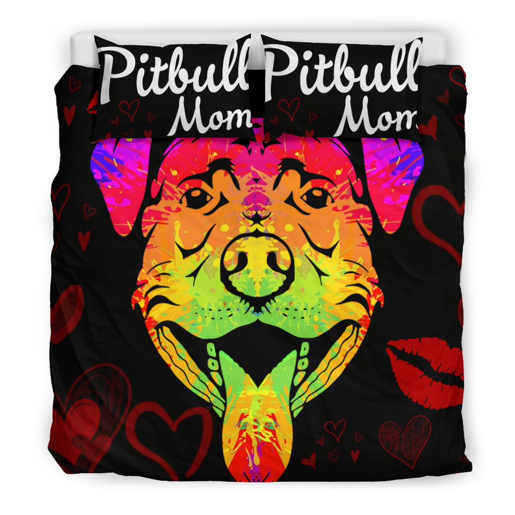 Pitbull Mom Bedding Sheet