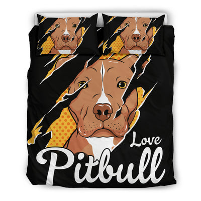 Pitbull Love Bedding Sheet