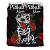 Pitbull Skull Bedding Sheet