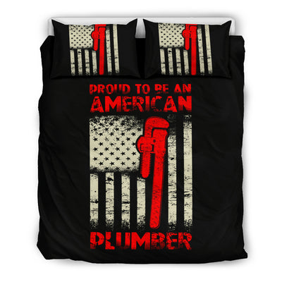 American Plumber Bedding Set