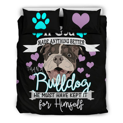Bulldog Lovers Bedding Set