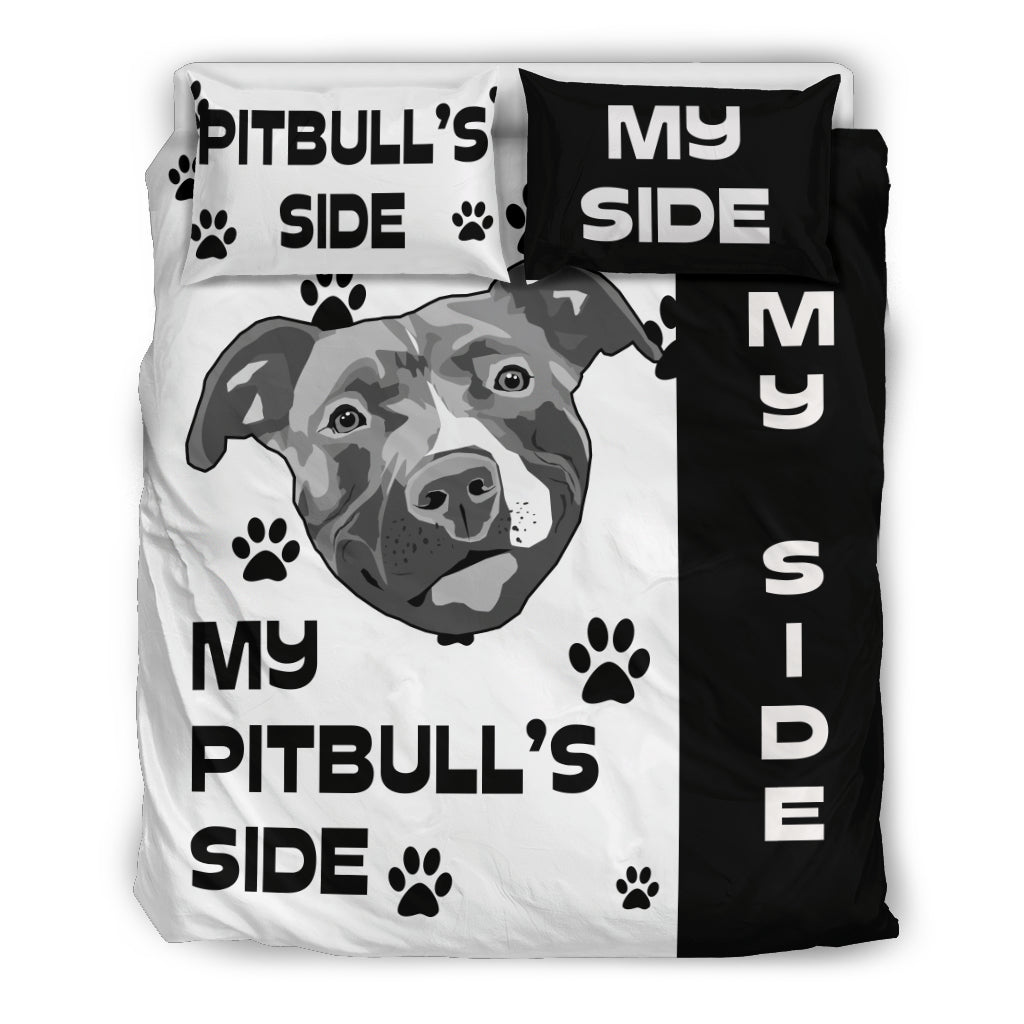 My Pitbull's Side Bedding Set