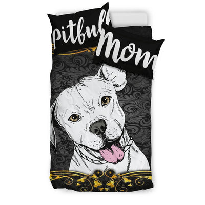 Pitbull mom Cool Bedding Sheet