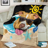 Custom Pitbull Blanket