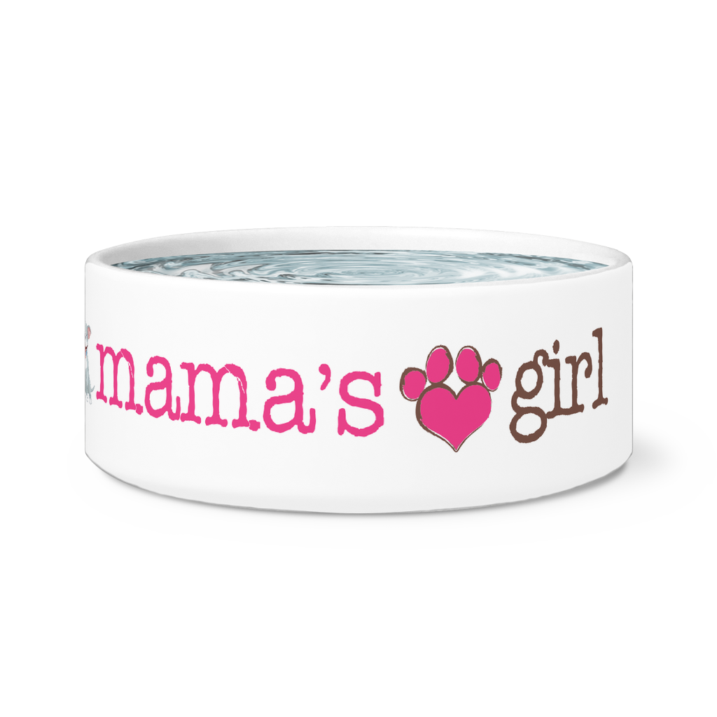 Mama's Girl Pit Dog Bowl