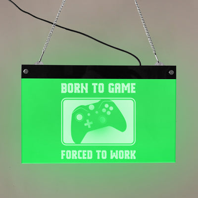 Born to Game (Xbox) LED Neon Hanging Board