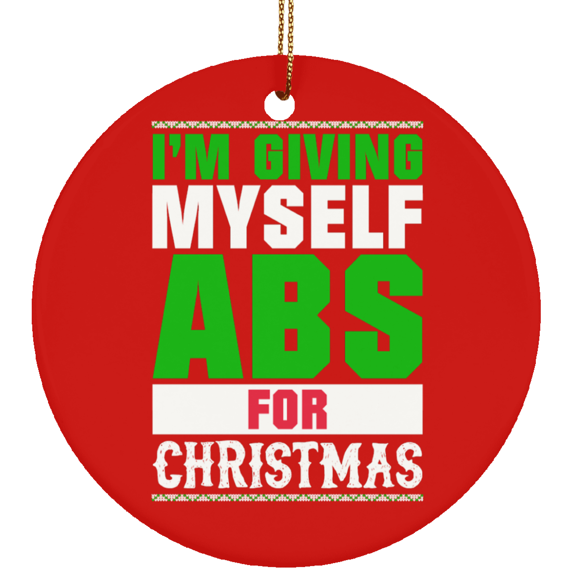 Abs For Xmas Ornament