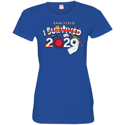 I Sanitized 2020 - Ladies' Fine Jersey T-Shirt