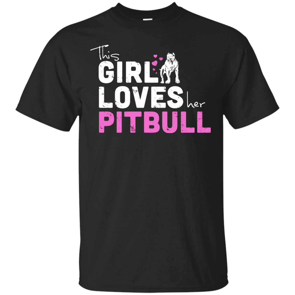 This Girl Loves her Pitbull