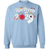 I Survived 2020 - Men's Crewneck Pullover Sweatshirt