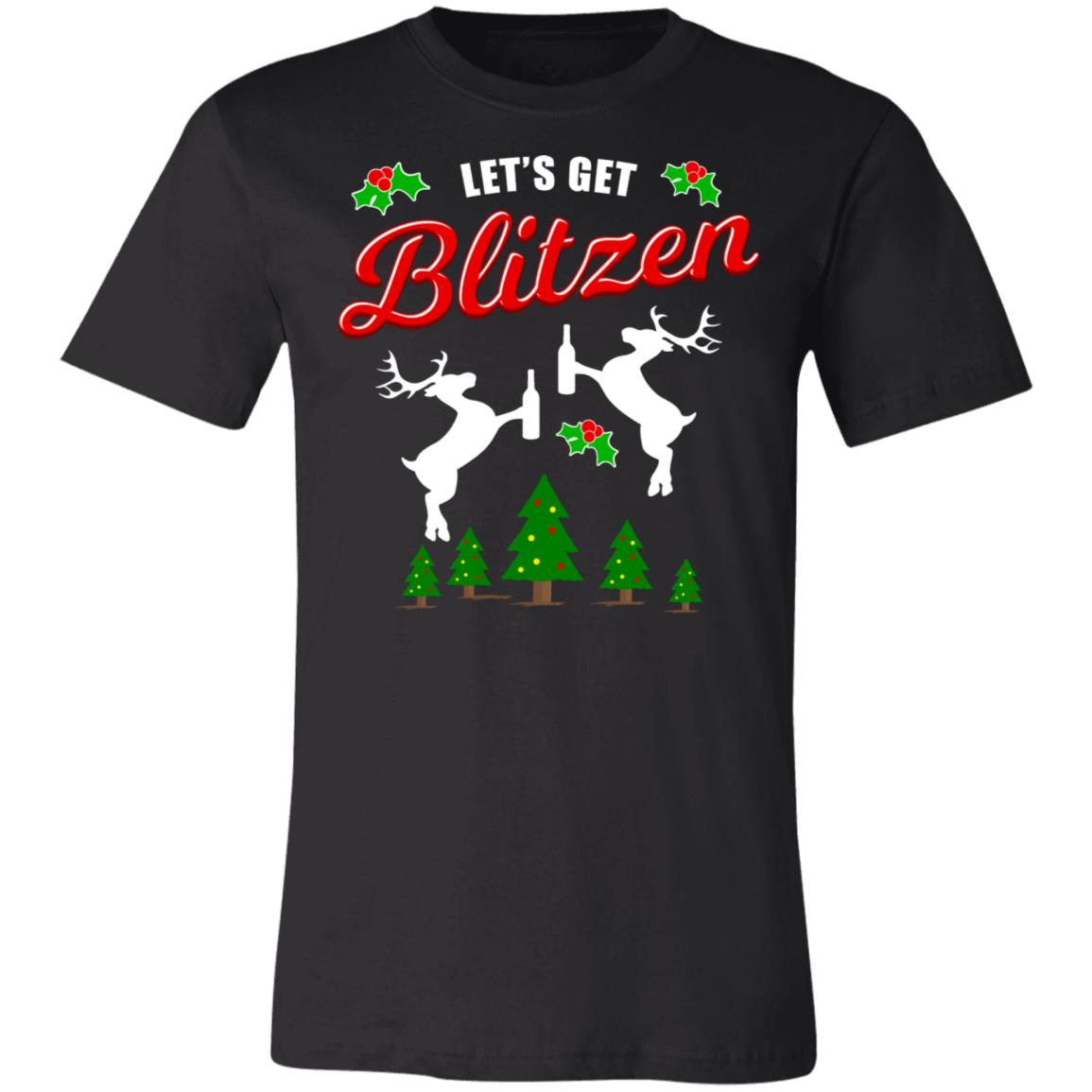 Let's Get Blitzen Wine T-Shirt
