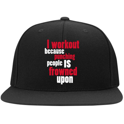 I Workout Because Snapback Hat