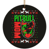 Pitbull Mom Ornament