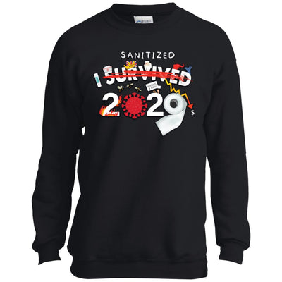 I Sanitized 2020 - Youth Crewneck Sweatshirt