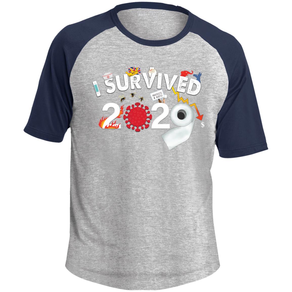 I Survived 2020 - Men's Colorblock Raglan Jersey