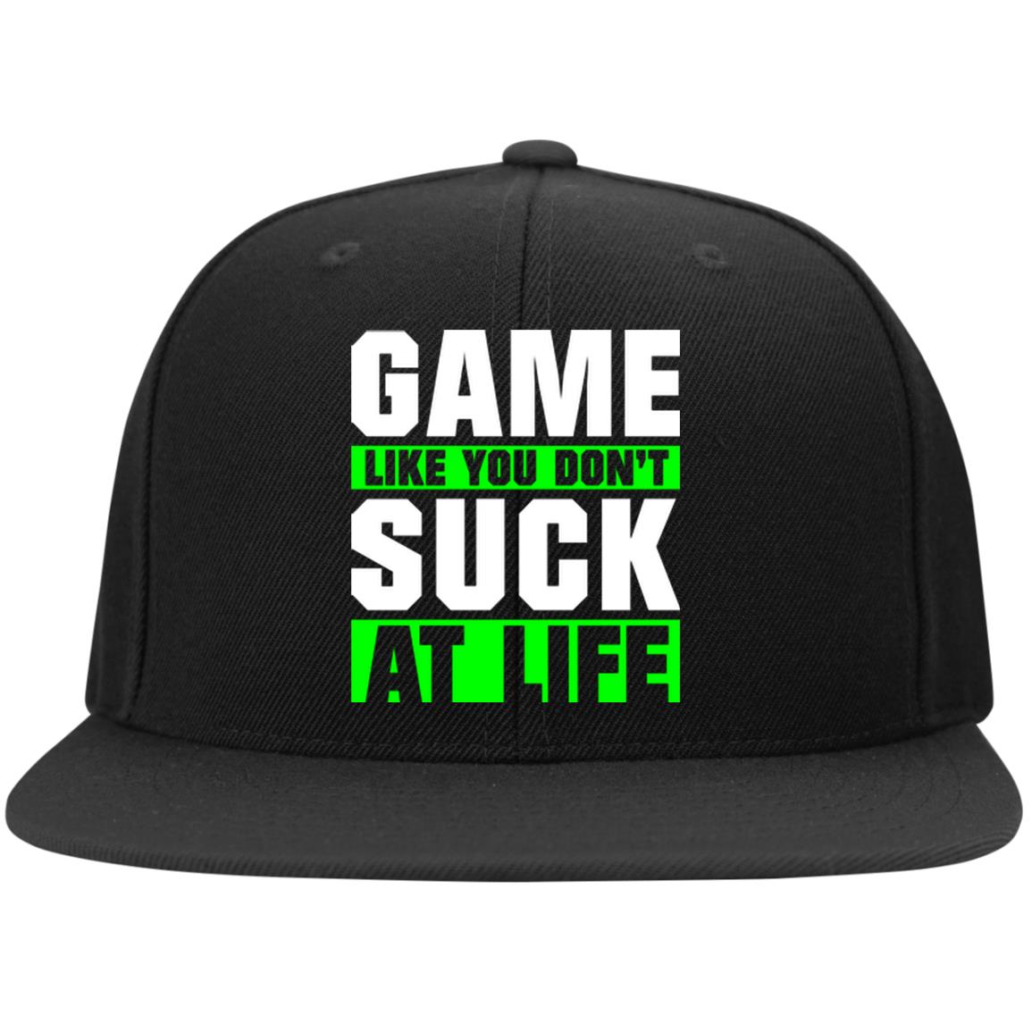 Game Like You Don't Suck At Life Snapback Hat