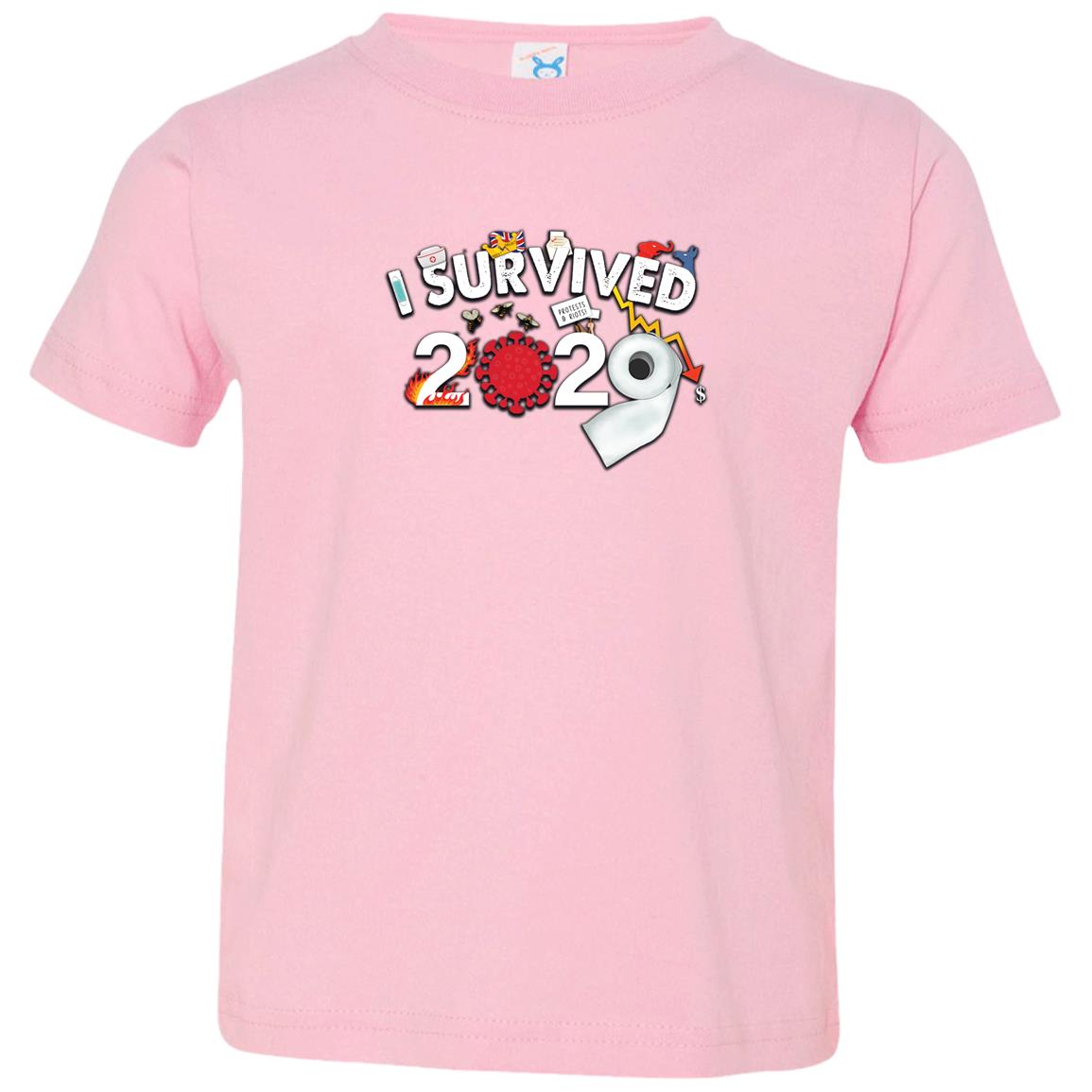 I Survived 2020 - Toddler Jersey T-Shirt