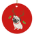 Reindeer Pug Ornament