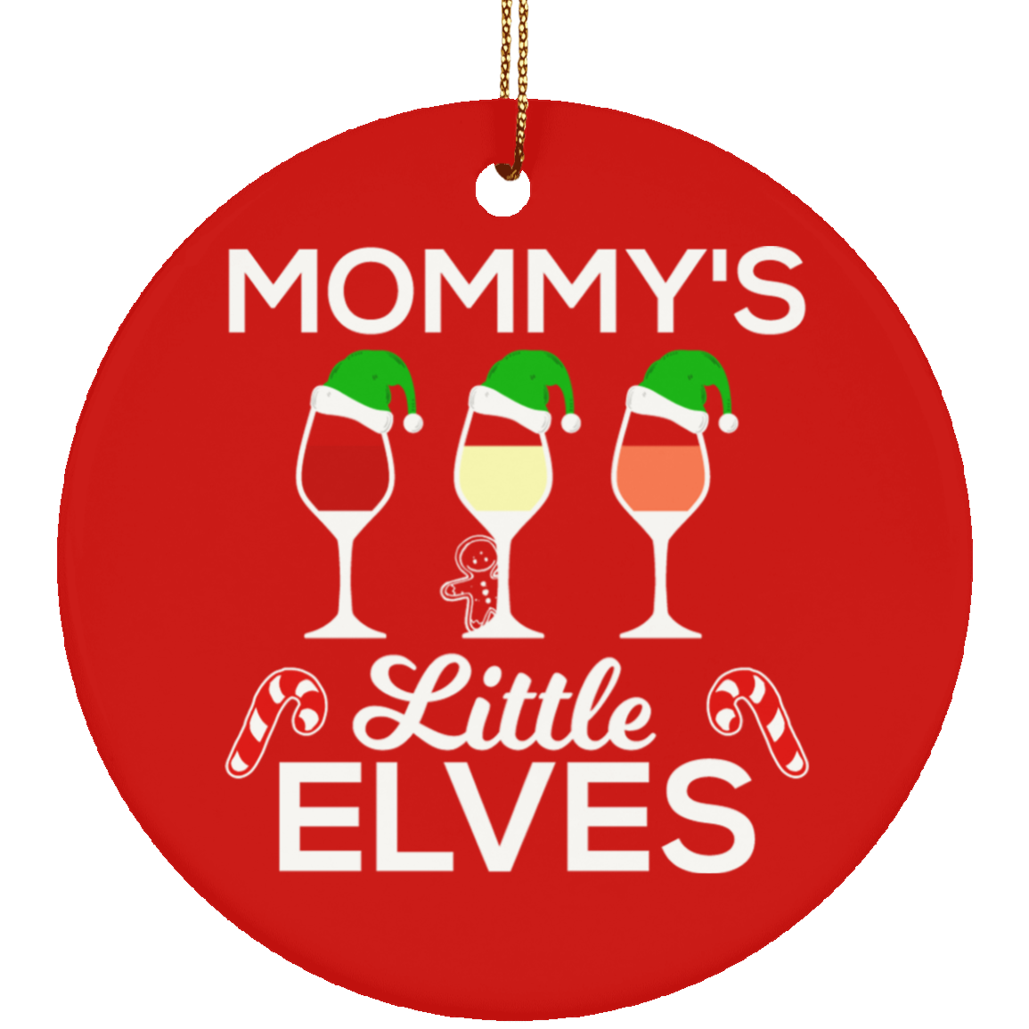 Mommy's Little Elves Ornament