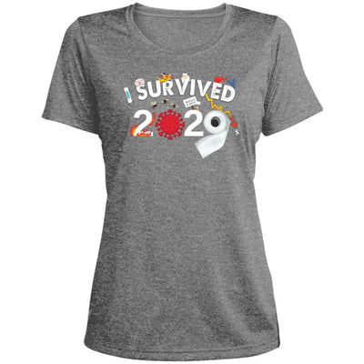 I Survived 2020 - Ladies' Heather Dri-Fit Moisture-Wicking T-Shirt