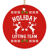 Holiday Lifting Team Ornament