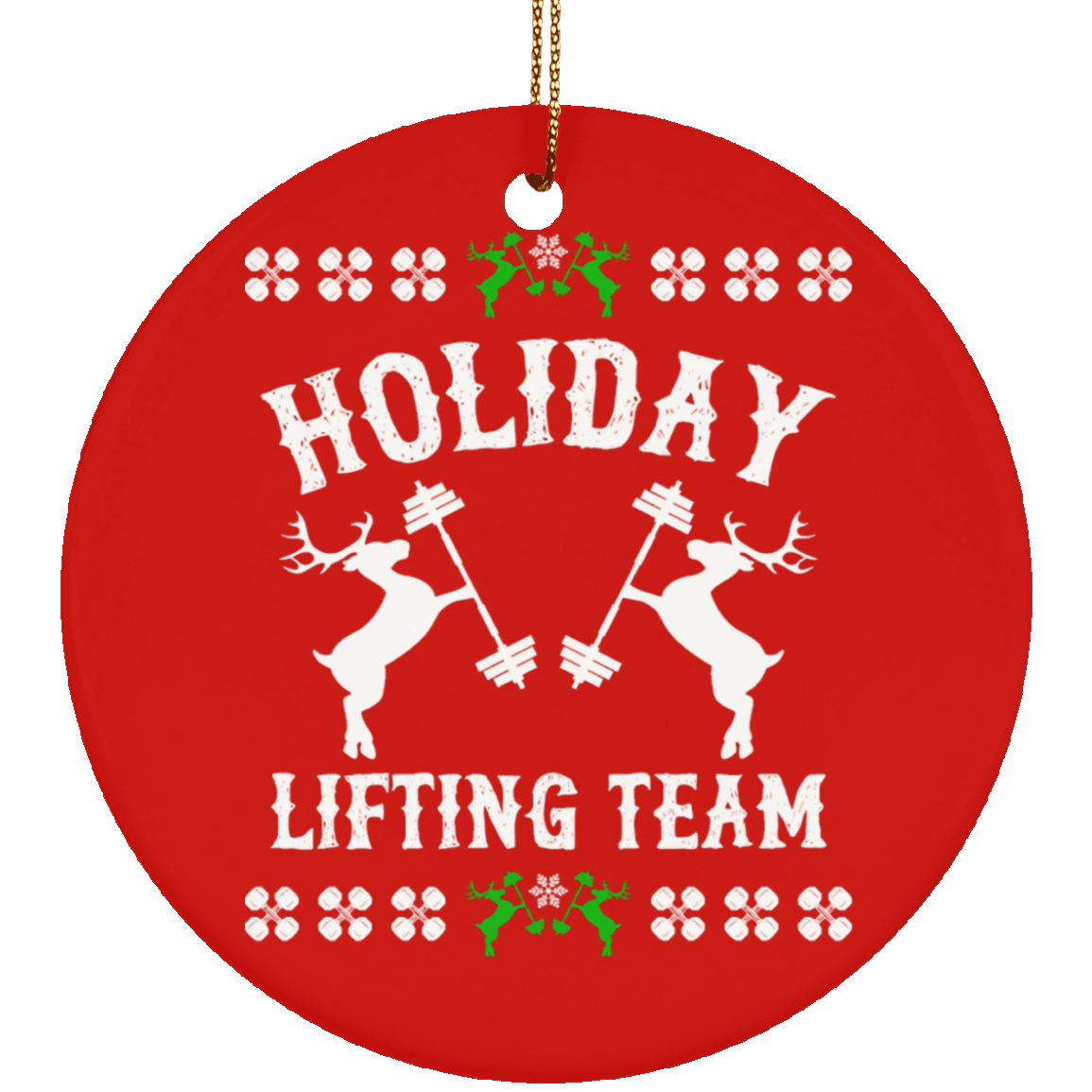 Holiday Lifting Team Ornament