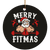 Merry Fitmas Santa Ornament