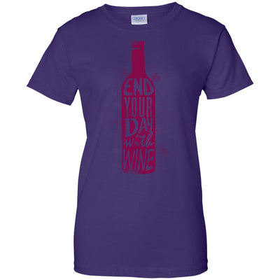End With Wine - Apparel