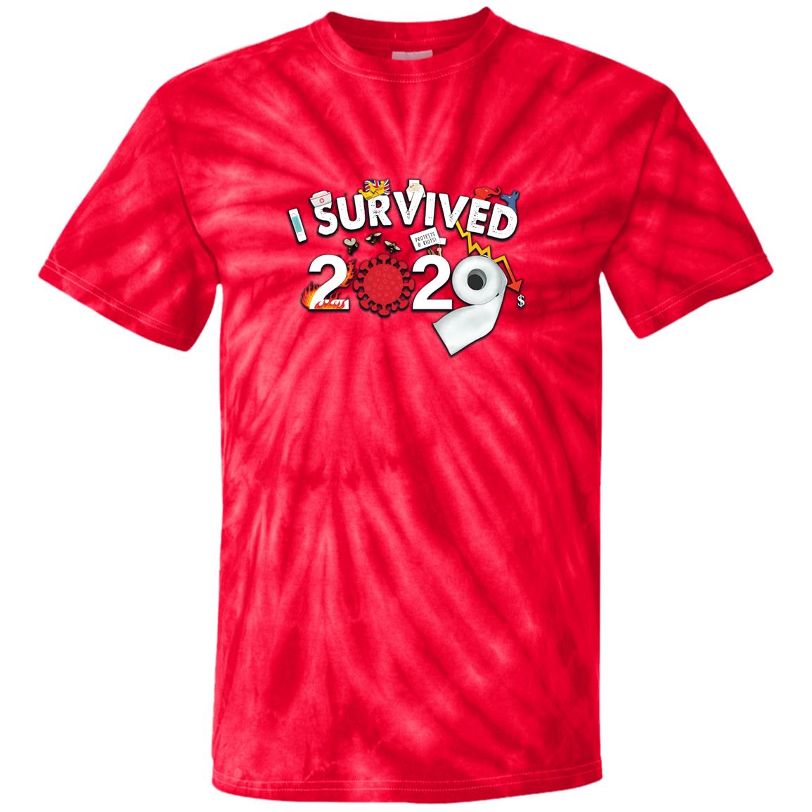 I Survived 2020 - Youth Tie Dye T-Shirt