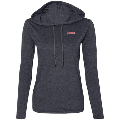 1LTHD4 Smoke Connection Ladies' LS T-Shirt Hoodie